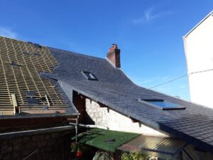 Rénovation de toitures en ardoise naturelle à Laon