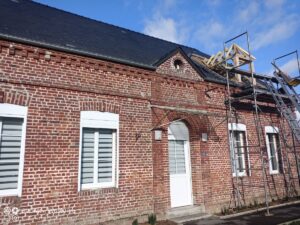 Rénovation de toiture en ardoise naturelle à Mesbrecourt-Richecourt