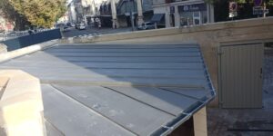 Charpente, terrasse et gouttière en zinc proche de Laon
